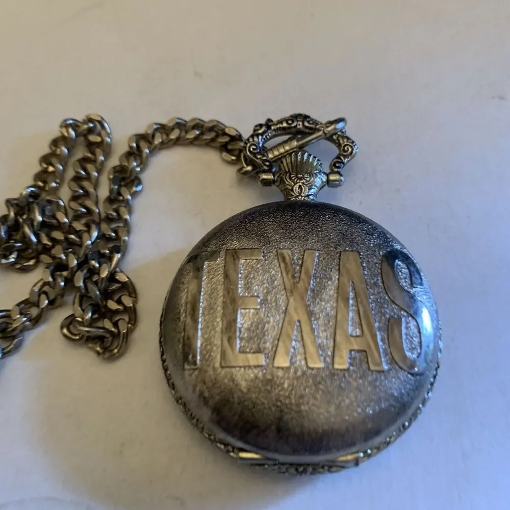 Vintage Texas Pocket Watch (O-15)